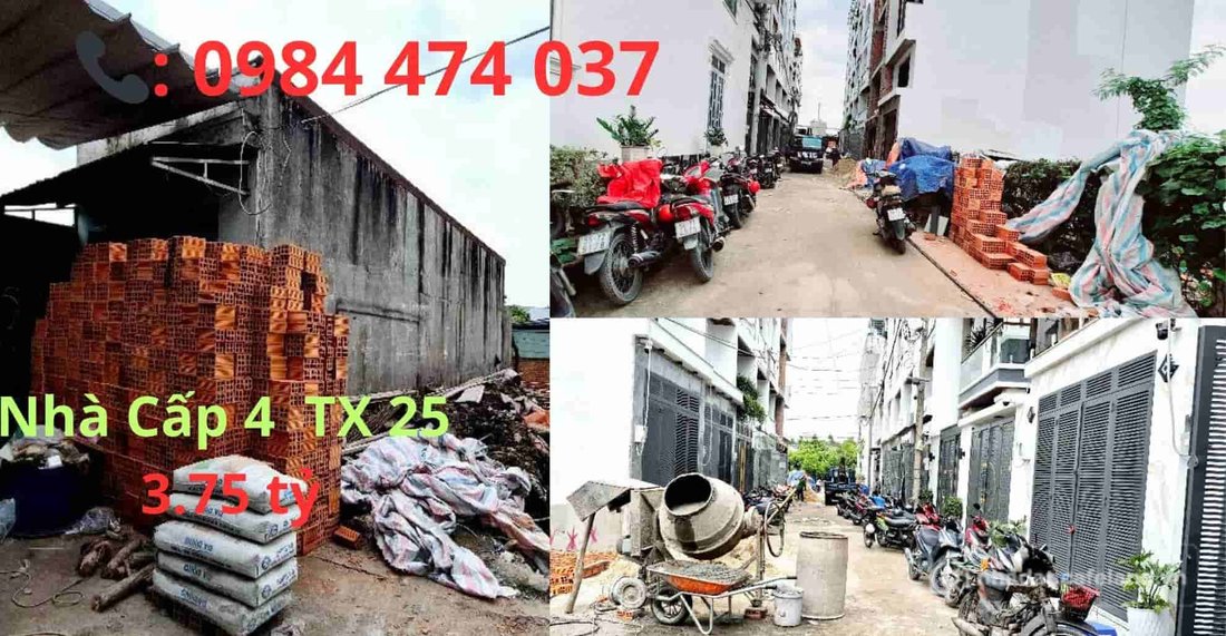 Bán nhà riêng: Bán đất thạnh xuân 25 quận 12 hẻm xe tải 52m2 – Khu phân lô, tiện