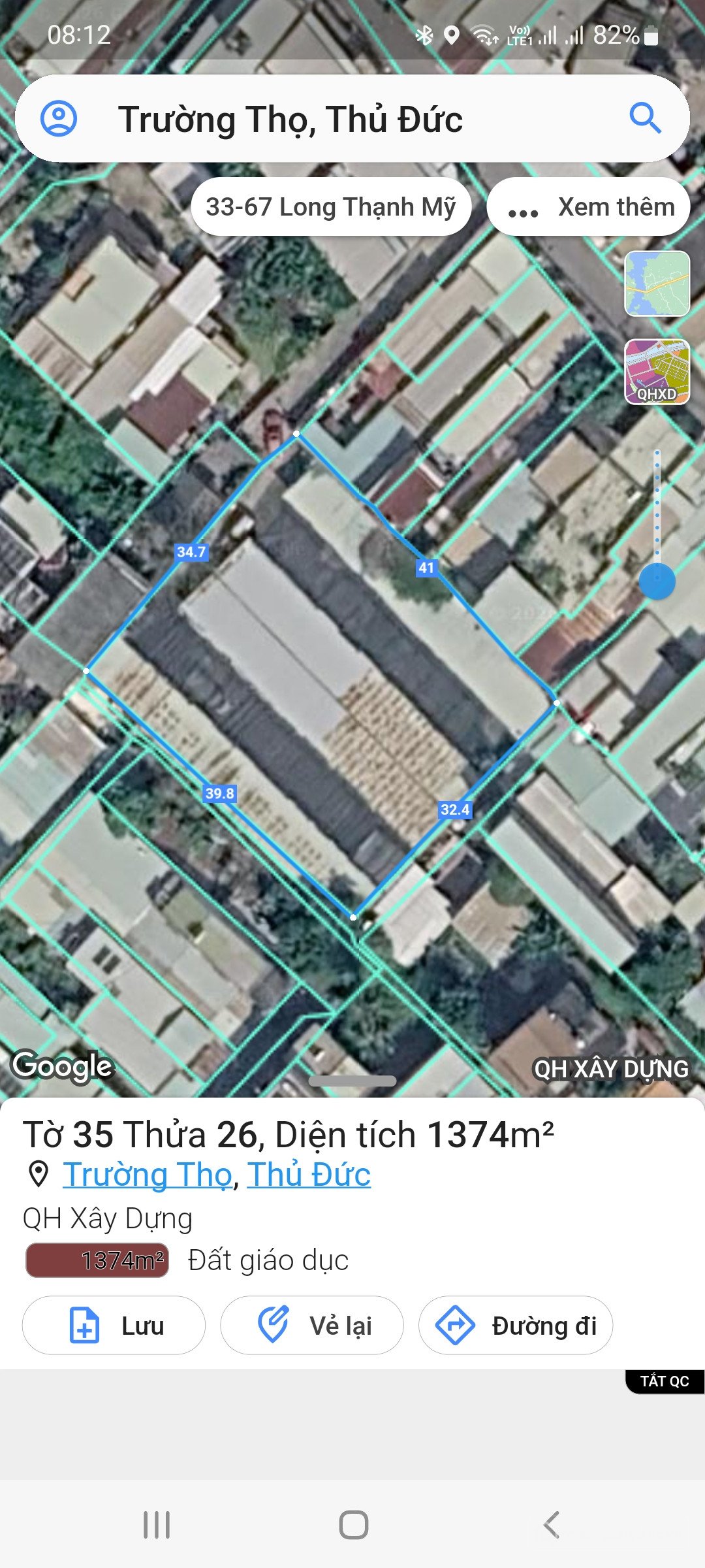 Bán đất thổ cư: Nhà đất Đường 11 phường Trường Thọ Quận Thủ Đức