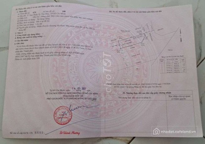 Bán đất thổ cư: Nhà Đất KDC Lam Phương Tam Bình Quận Thủ Đức