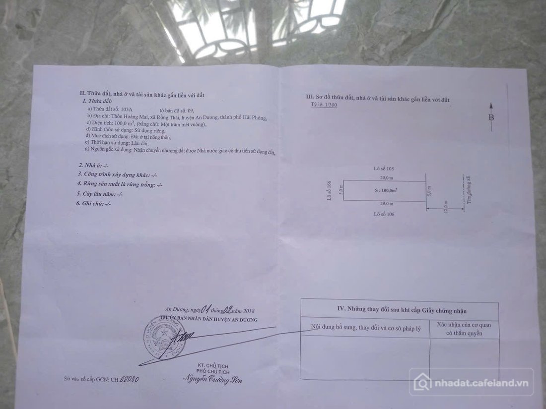 BÁN ĐẤT CHÍNH CHỦ TẠI ĐƯỜNG HOÀNG MAI QUẬN AN DƯƠNG HẢI PHÒNG