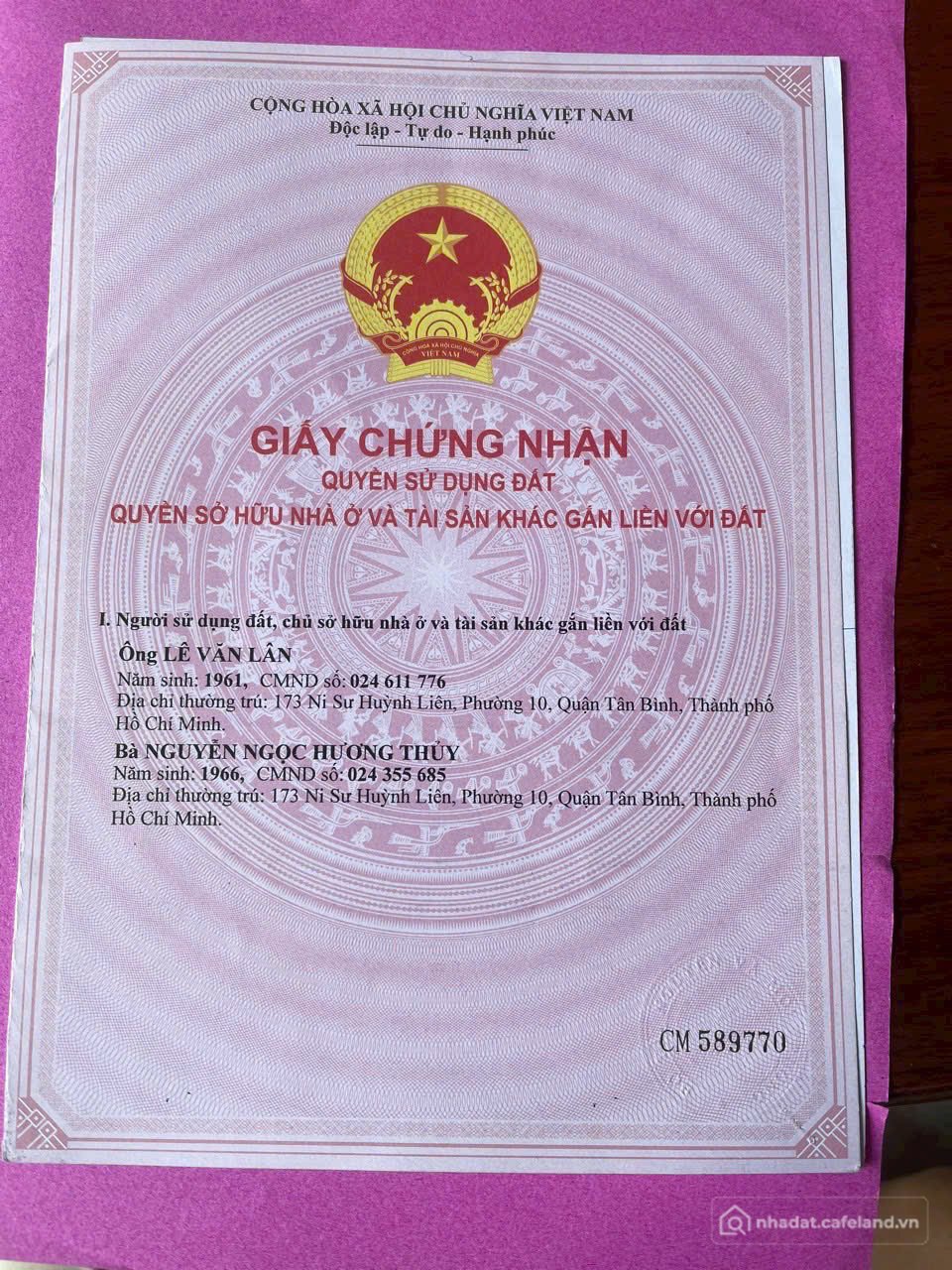 Bán nhà riêng: Cần Bán Nhà Mặt Tiền 118A Hiền Vương, Phường Phú Thạnh, Quận Tân 