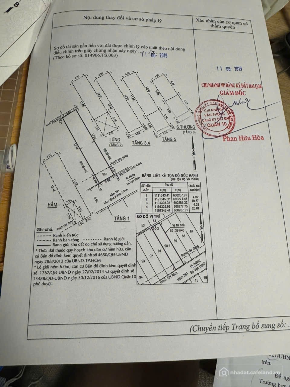 Bán nhà riêng: Định Cư Cần Bán Nhà Hẻm 391/40 Sư Vạn Hạnh, Phường 12, Quận 10