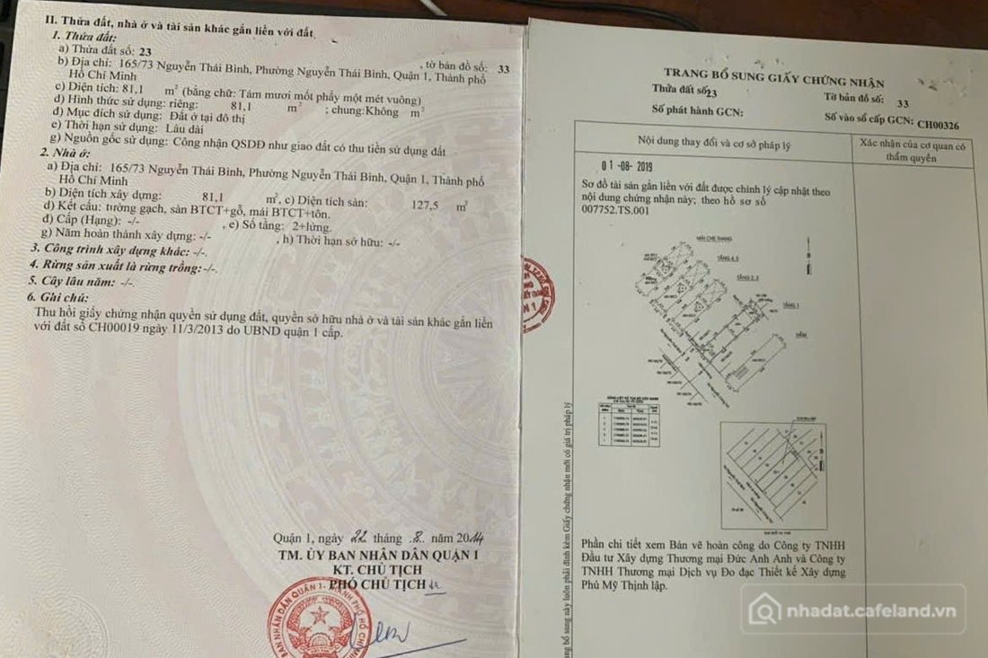 Bán nhà riêng: Chính Chủ Bán Nhà Hẻm 165/73 Nguyễn Thái Bình, Phường Nguyễn Thái