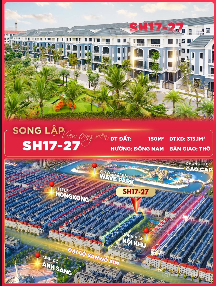 Bán đất thổ cư:  SONG LẬP ĐÔNG NAM GIÁ SIÊU HẤP DẪN – CƠ HỘI ĐẦU TƯ KHÔNG THỂ B