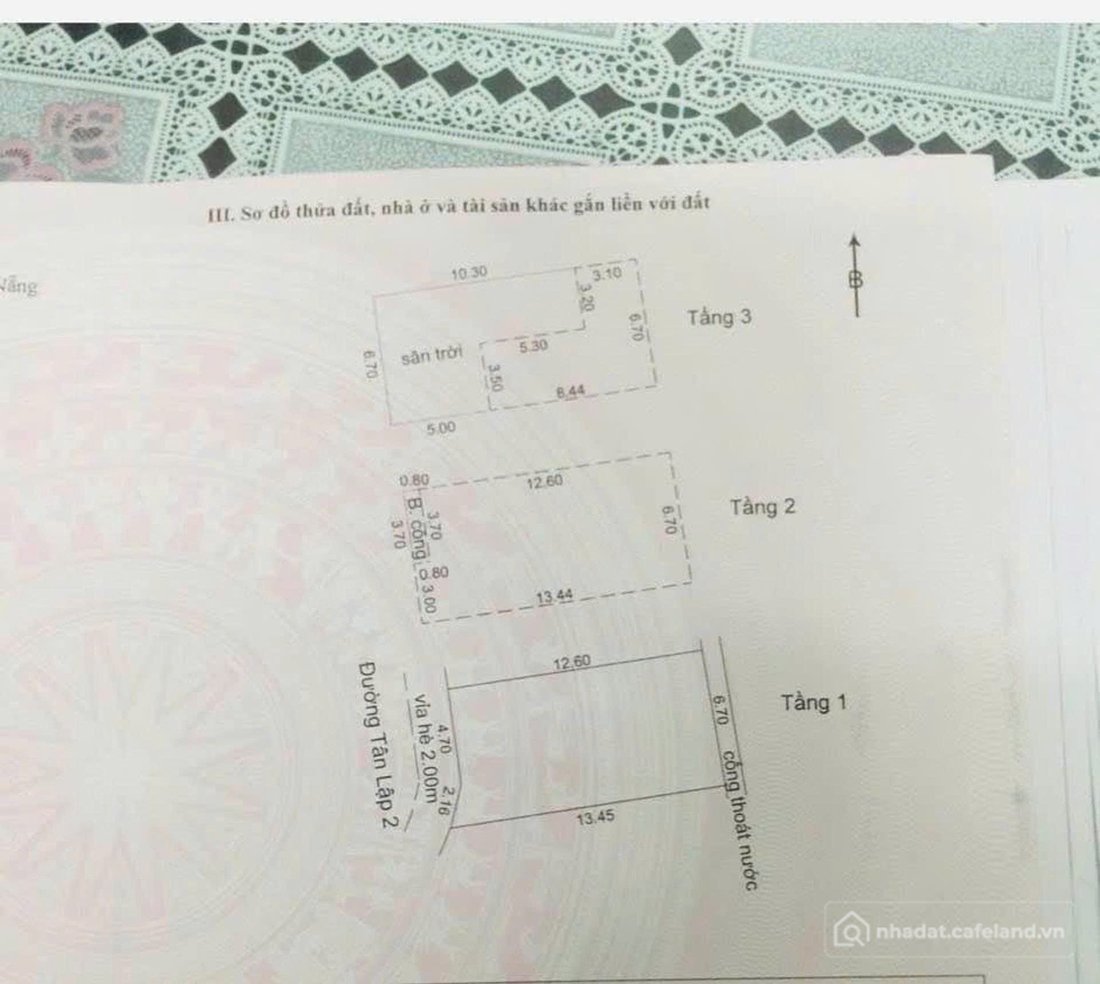 Bán nhà riêng: LÀM VIỆC TRỰC TIẾP GIÁ TỐT !!! Bán nhà Tân Lập 2, Thạch Thang