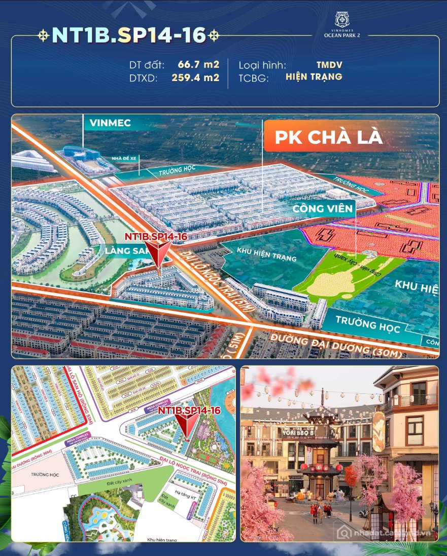 Bán đất thổ cư:  TMDV ĐÔNG NAM – CƠ HỘI HIẾM DƯỚI 10 TỶ TẠI VINHOMES OCEAN PARK