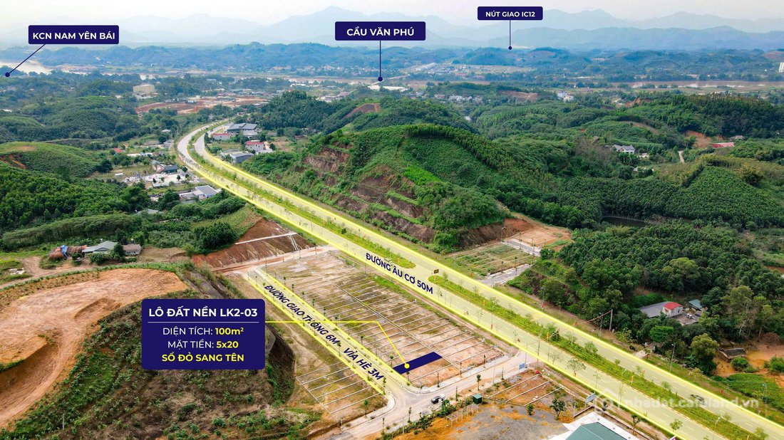 Bán đất thổ cư: Đầu Tư Đất Nền Trung Tâm TP Yên Bái – Sổ Sẵn, Thanh Khoản Tốt