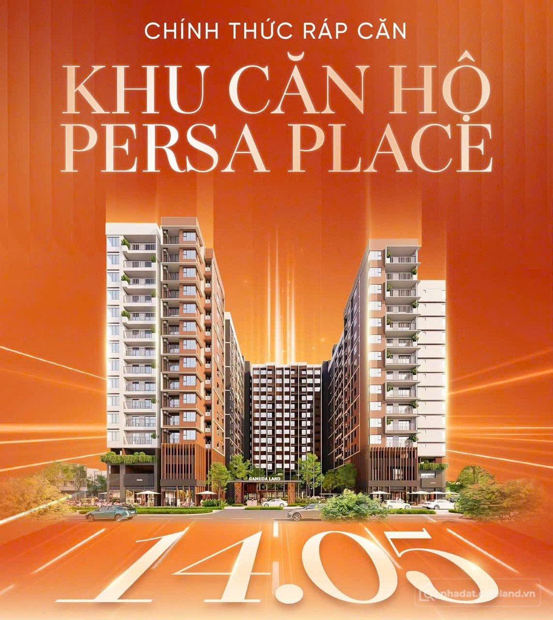 Bán căn hộ chung cư: Dự án Persa Place ngay sân bay Long Thành, mở bán số lượng 