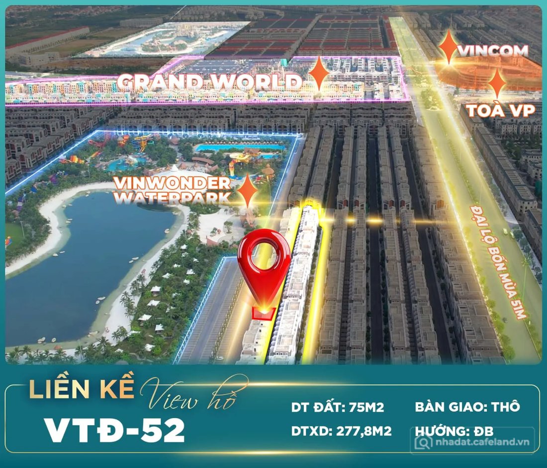 Bán đất thổ cư:  LIỀN KỀ 75M² – TÀI CHÍNH DỄ TIẾP CẬN, PHÙ HỢP AN CƯ & KHAI THÁ