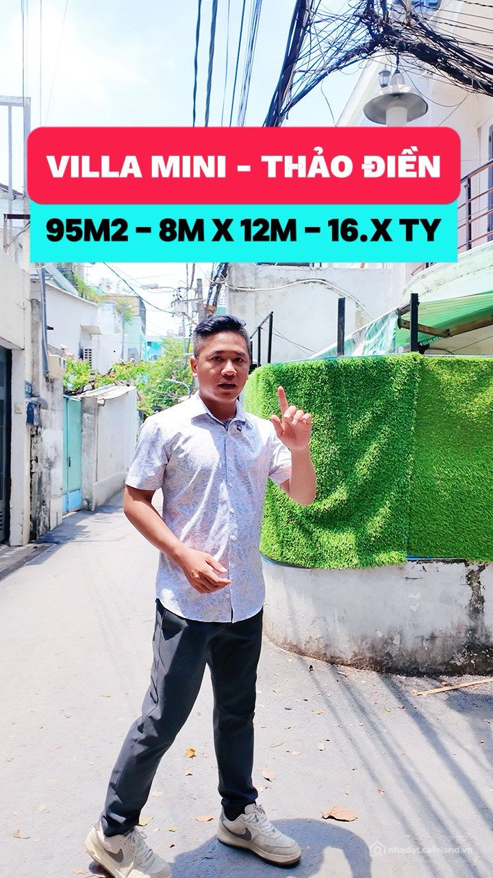 Bán nhà riêng: BÁN NHÀ THẢO ĐIỀN QUẬN 2 - 96M2 (8x12M) - KHUÔN ĐẤT CỰC ĐẸP NGANG