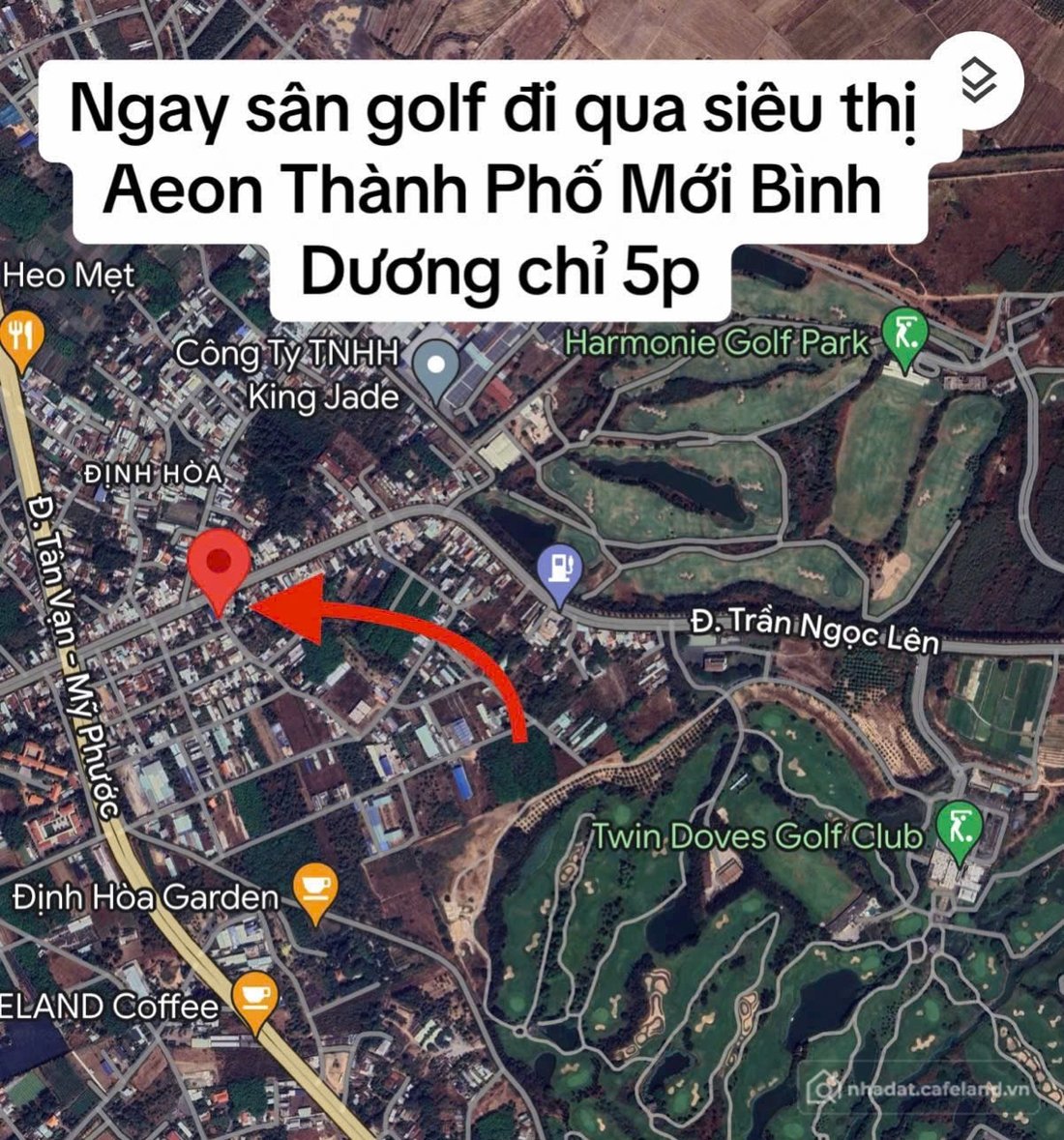 Bán căn hộ Mini, Dịch vụ: Bán góc Trần Ngọc Lên Định Hoà Thủ Dầu Một gần sân gol