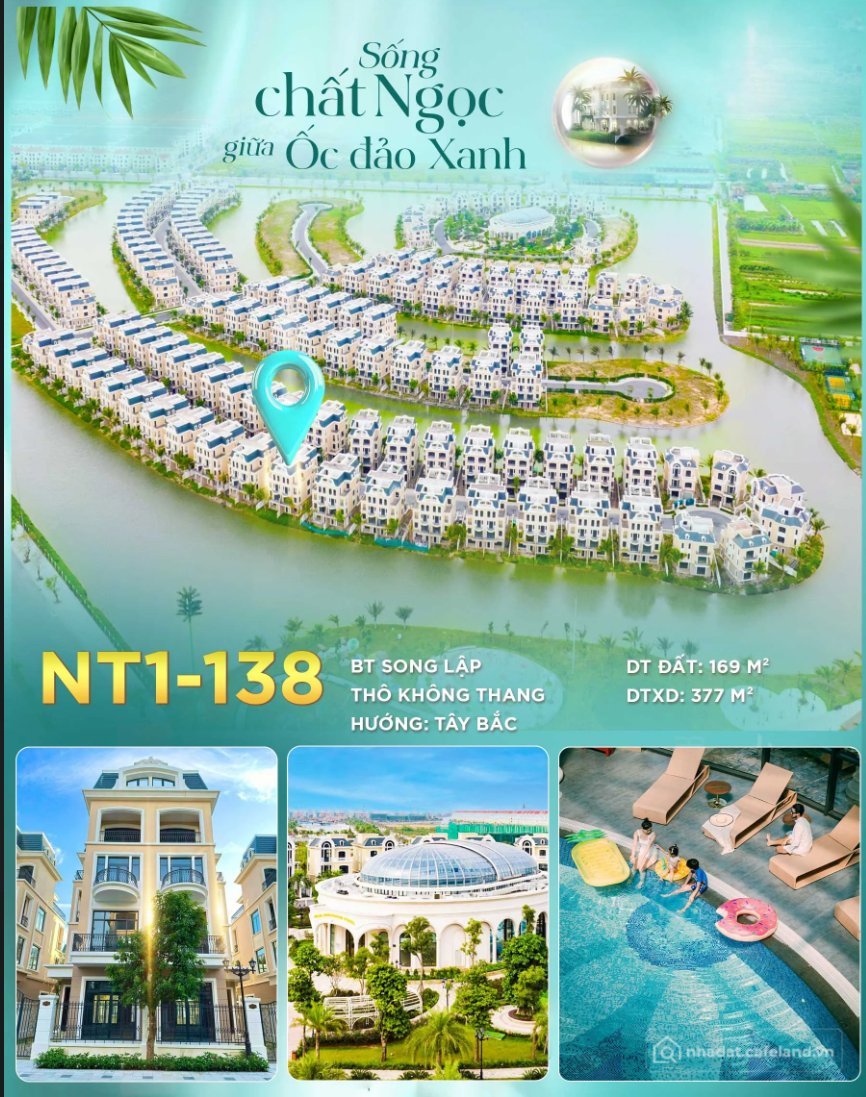 Bán đất thổ cư:  SONG LẬP TÂY BẮC – KHÔNG GIAN SỐNG ĐẲNG CẤP CHO GIA ĐÌNH HIỆN 