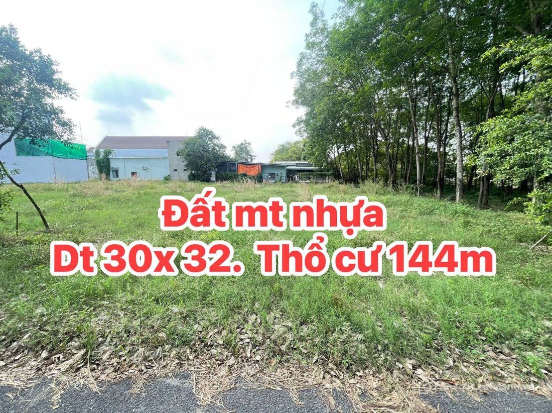 Bán đất thổ cư: Bán đất mt đường nhựa Phan Thị So, xã Phước Vĩnh An tdt 955m2 ( 