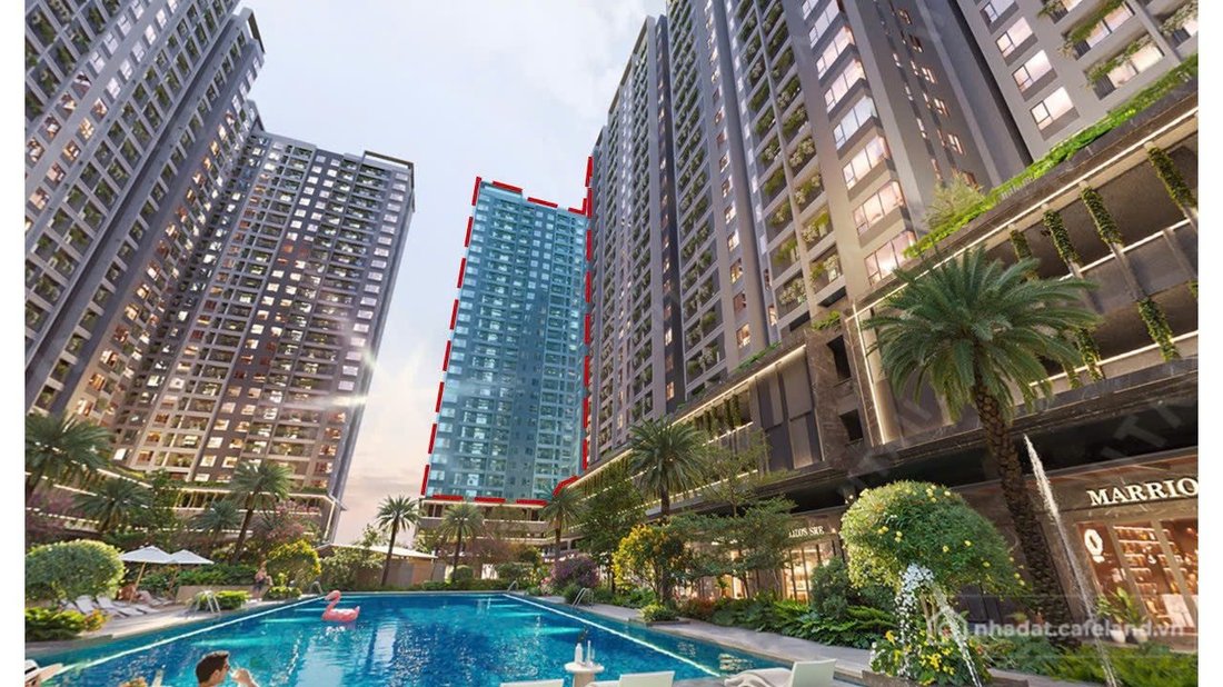 Bán căn hộ chung cư: Căn hộ cao cấp the win city 1,950,68m2 2PN 2 WC cách Aeon c