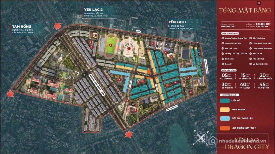 Bán đất thổ cư:  DRAGON CITY YÊN LẠC – SIÊU PHẨM ĐẤT NỀN LÕI TRUNG TÂM CHUẨN BỊ