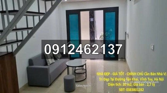 Bán nhà riêng: Chính chủ cần bán nhà vị trí đẹp tại đường Tân Khai, Vĩnh Tuy, H