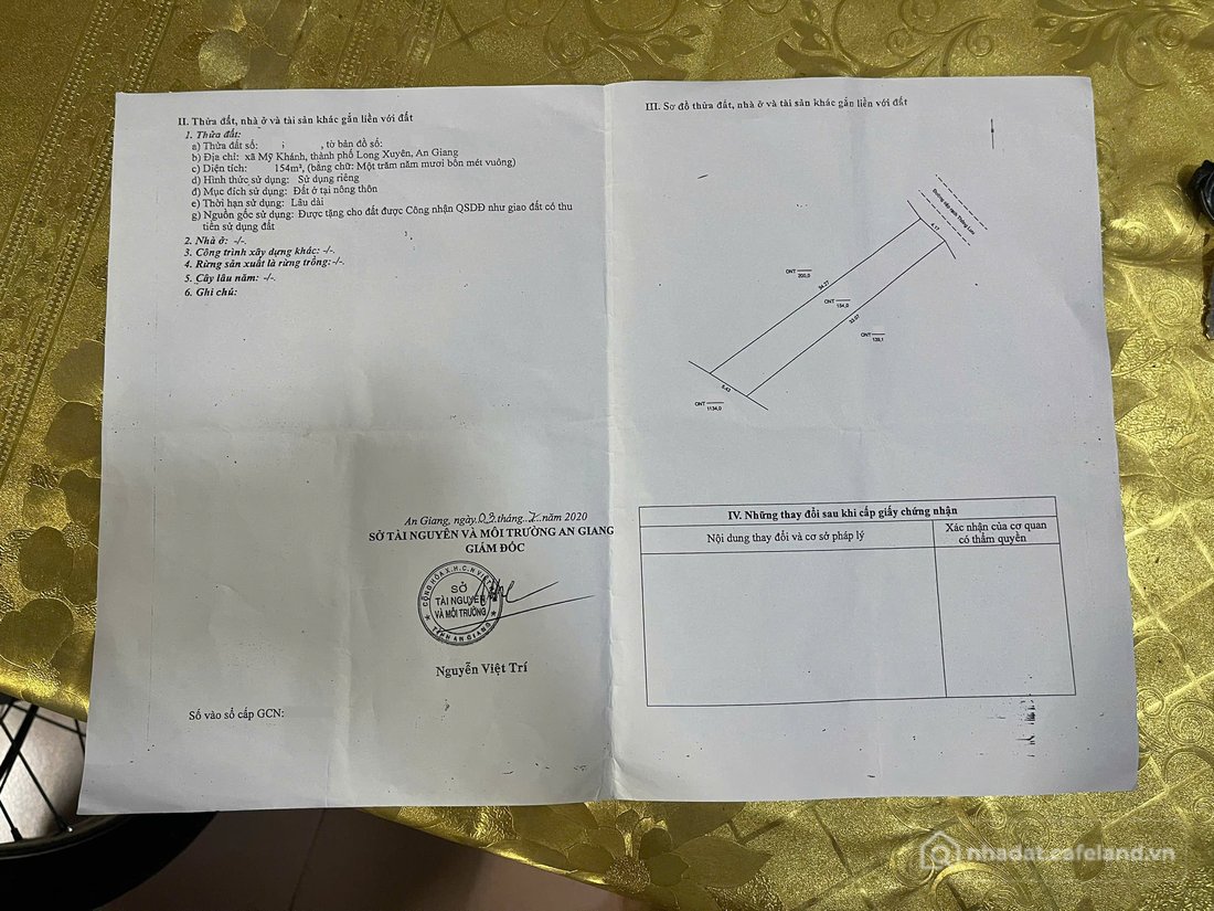 Bán đất thổ cư:  BÁN ĐẤT THỔ CƯ RẠCH THÔNG LƯU – GIÁP RANH KDC SAO MAI (MỸ KHÁN