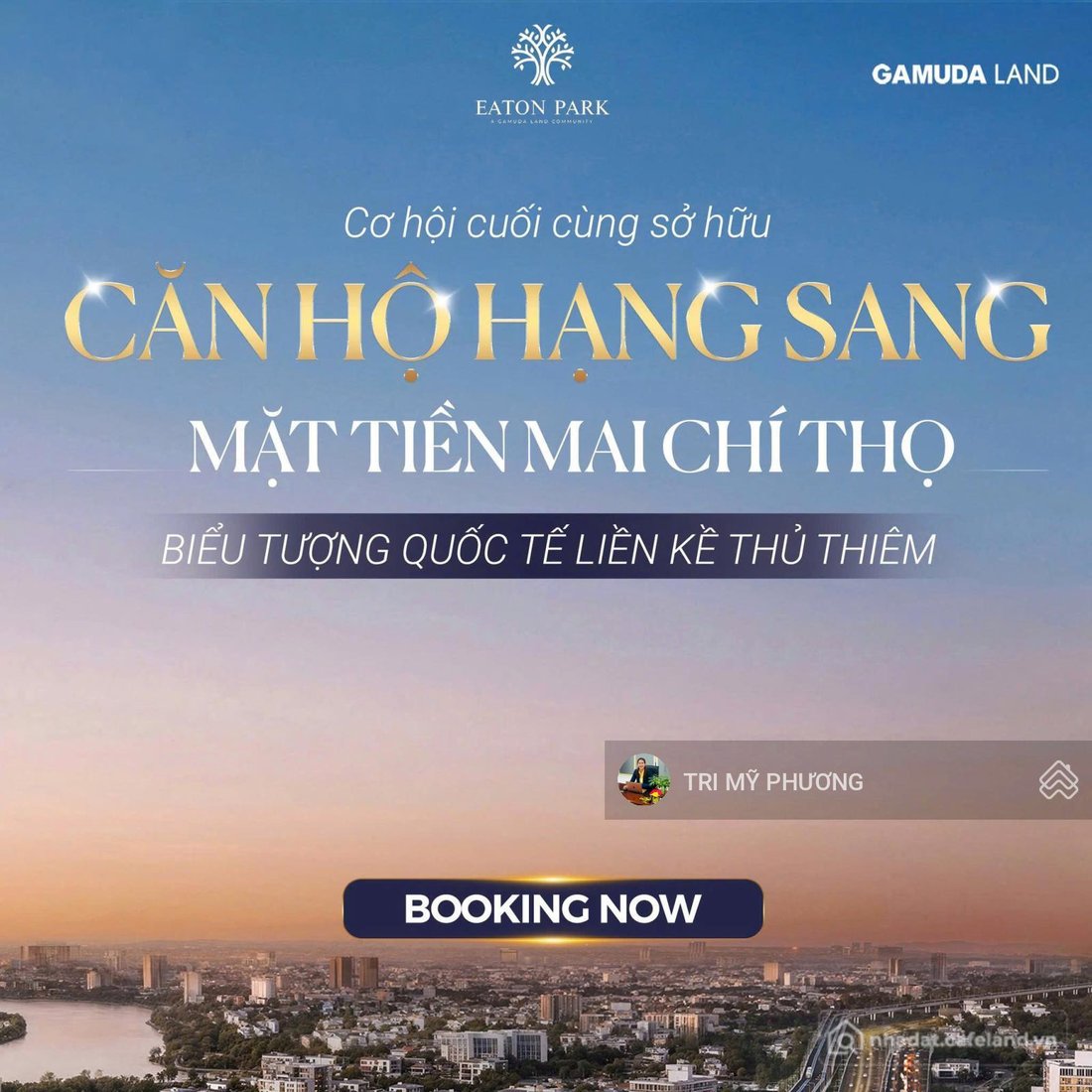 Bán căn hộ chung cư: Eaton Park - Quận 2 - bán căn 3PN chỉ cần 5 tỷ 5, công chứn