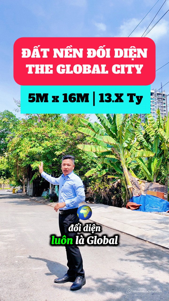 Bán đất thổ cư: BÁN ĐẤT KHU HOÀNG ANH MINH TUẤN - ĐỐI DIỆN THE GLOBAL CITY - PHƯ