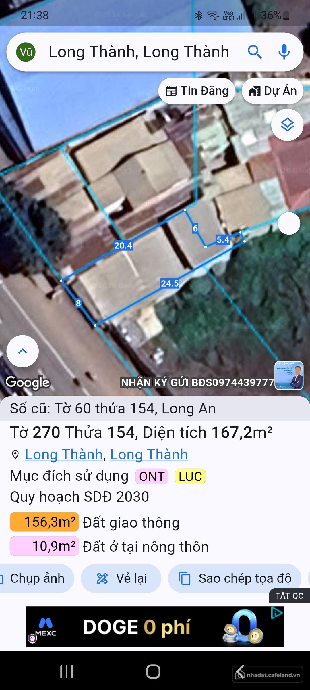 Bán đất thổ cư: Nhà Đất Long An Long Thành Đồng Nai