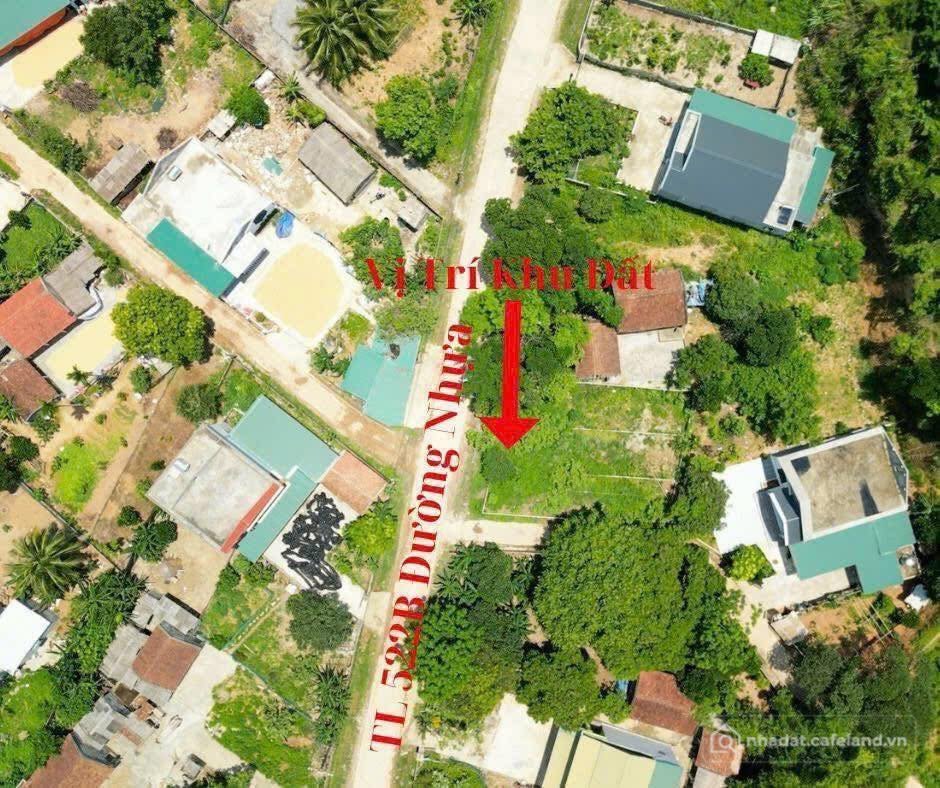 Bán đất thổ cư: Bán đất 100m² full thổ cư trục tỉnh lô 522B Hà Long ngang 5m giá