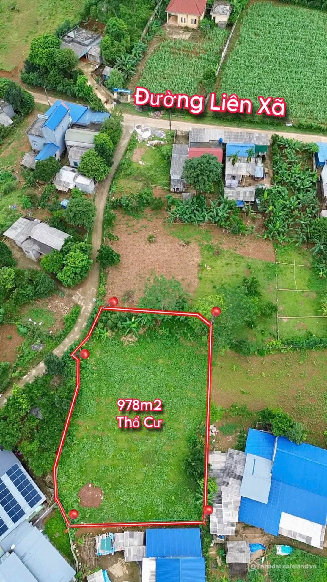 Bán đất thổ cư: Đất nghỉ dưỡng. DT. 978m2. Đất full thổ cư. Giá 950tr
