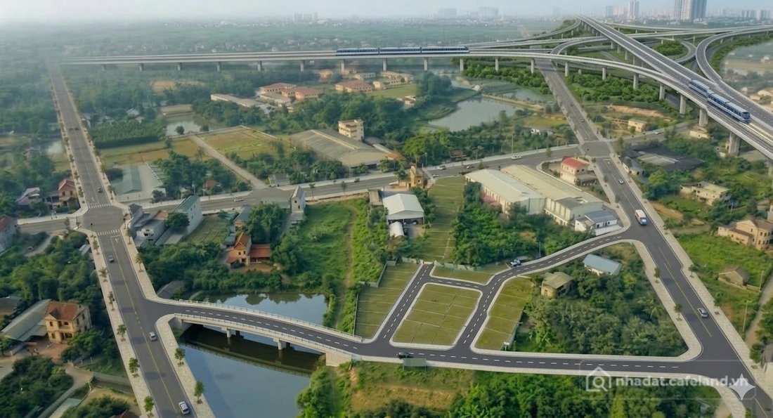 Bán đất thổ cư: Bán đất ngã tư Vai Réo - QL21A Phú Cát, Hòa Lạc, gần Metro City,