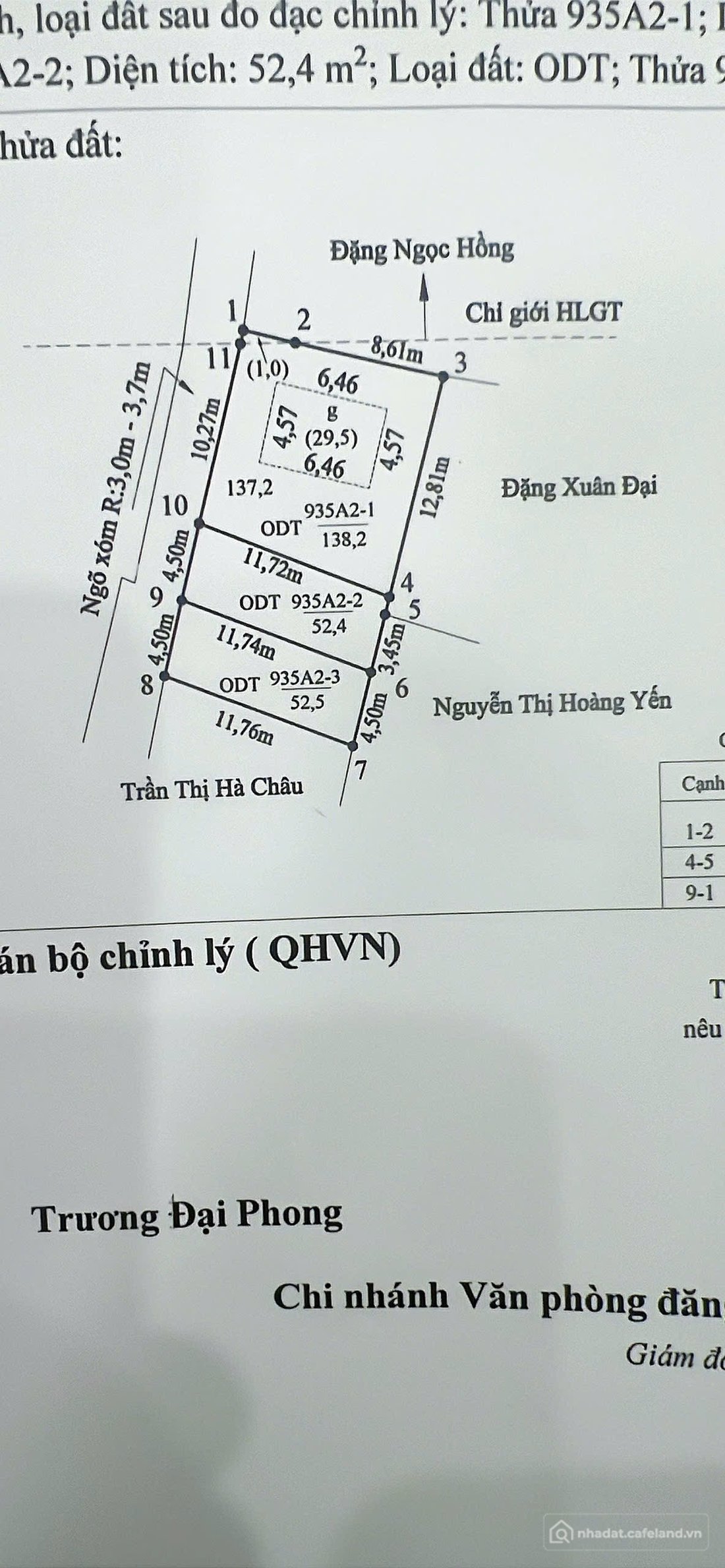 Bán đất thổ cư: Bán 2 lô 52 m đường ô tô thông tại Hoa Động ngay sát Hoàng Huy g