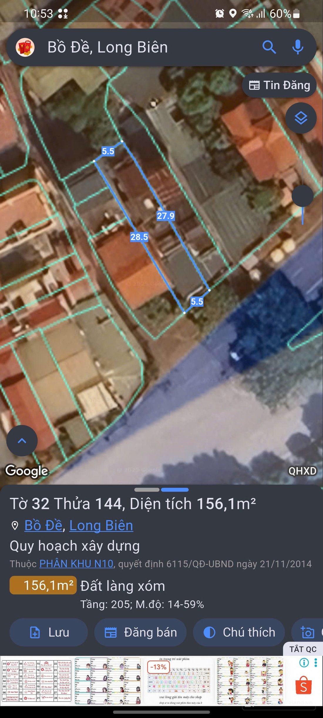 Bán nhà riêng: Bán nhà 160m² full thổ cư ngang 6m giá 88 tỷ tại Đường Phú Viên P