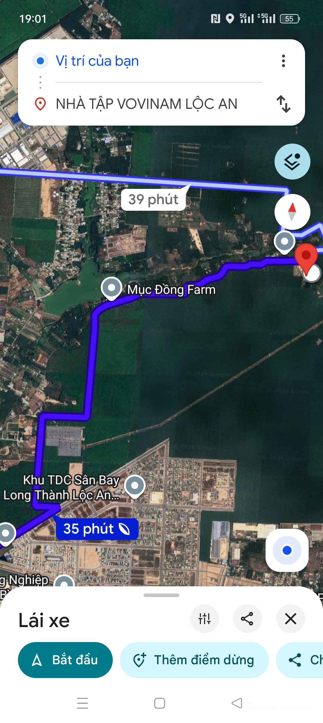 Bán đất thổ cư: 4808 m2 lộc an giá 1ty6/ 1000m2