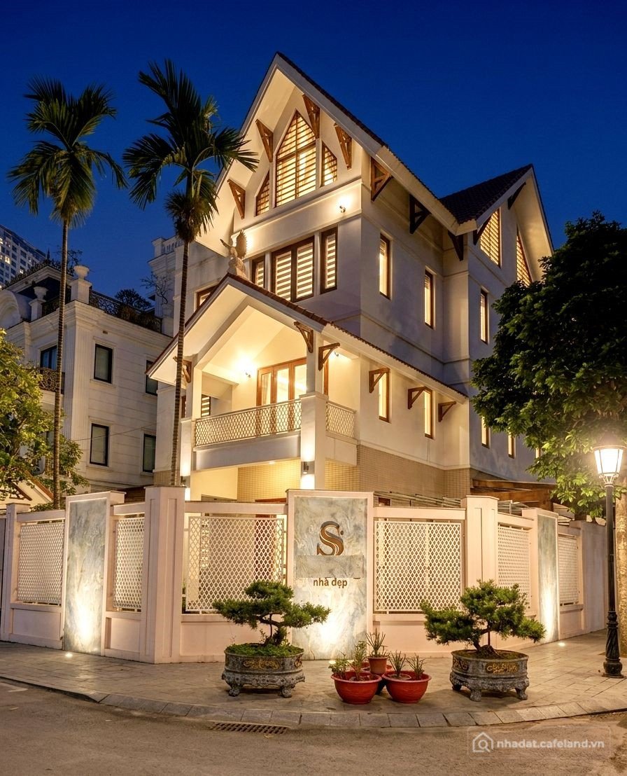 Bán nhà riêng: Biệt thự Bán đảo Linh Đàm, View hồ Linh Đàm, 5 tầng thang máy, vỉ
