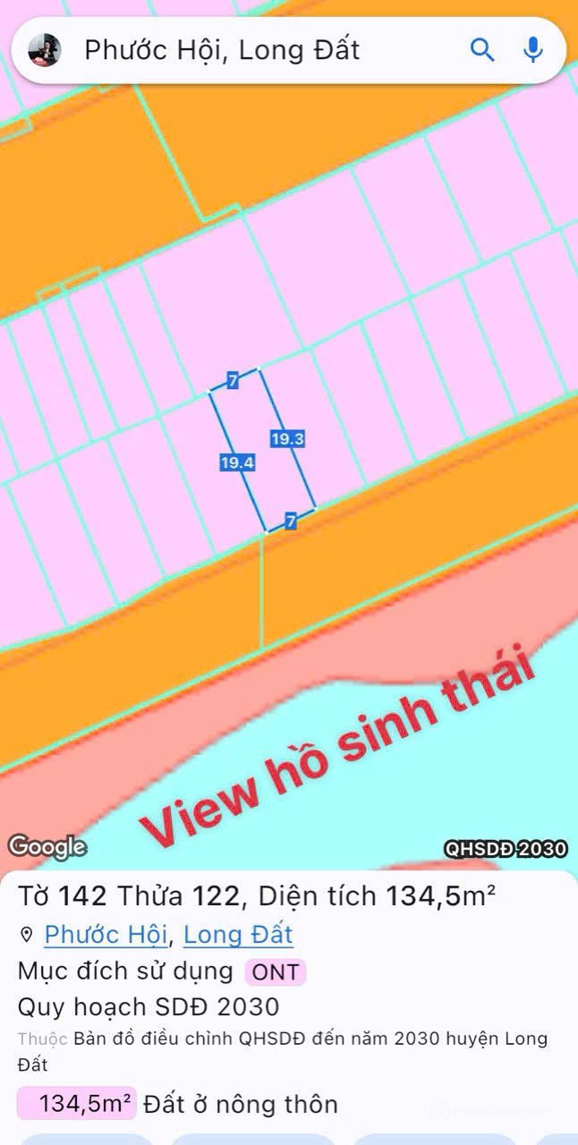 Bán đất thổ cư: Chủ ngộp bán gấp lô đẹp kế biển Lộc An - Hiện đã FULL thổ cư - N