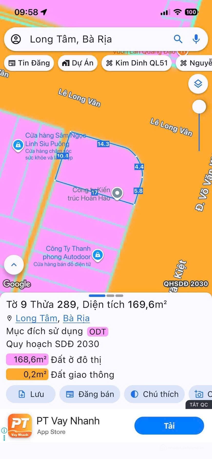 Bán đất thổ cư: HÀNG ĐẸP, GÓC 2 MẶT TIỀN ĐƯỜNG VÕ VĂN KIỆT, LÊ LONG VÂN, PHƯỜNG 