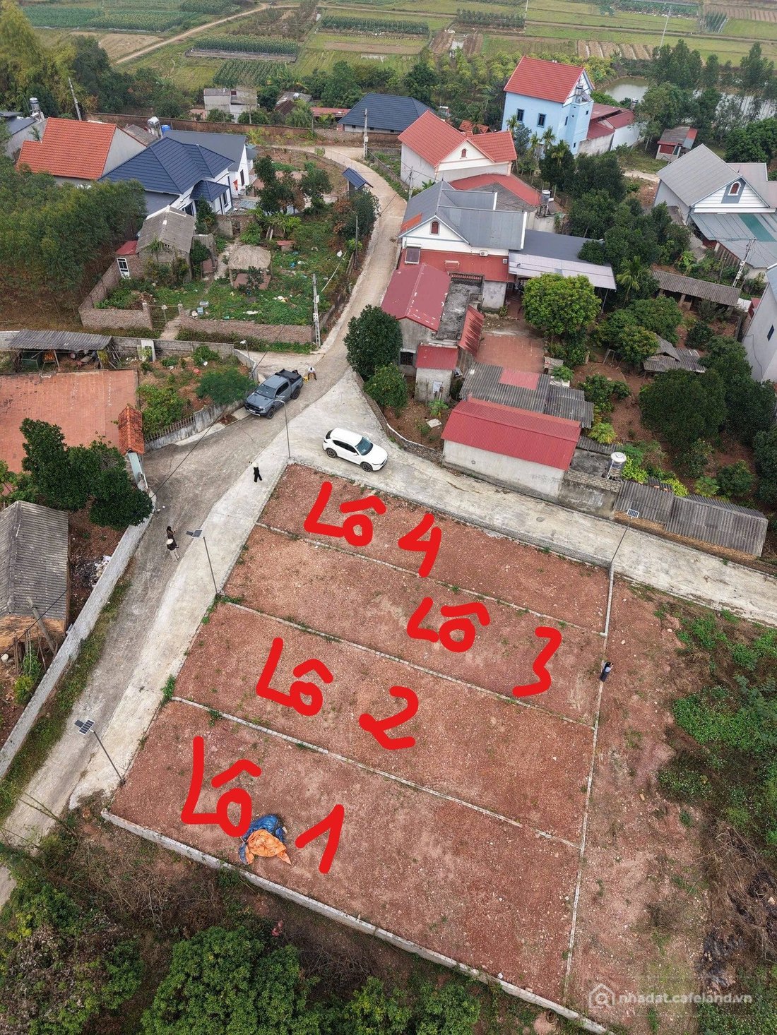 Bán đất thổ cư: BÁN ĐẤT BẮC GIANG - NGAY CẠNH KCN - GIÁ ĐẦU TƯ - QUANH 4 TRIỆU/M