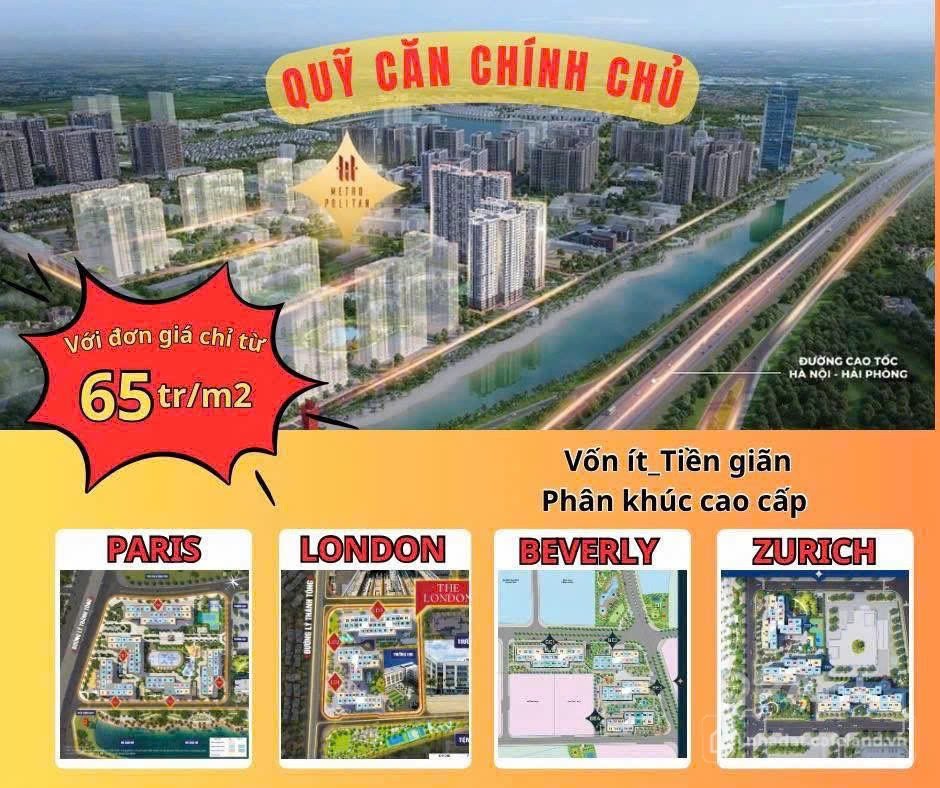 Bán căn hộ chung cư: Quỹ căn chuyển nhượng RẺ nhất Metropolitan - Vinhomes OCean