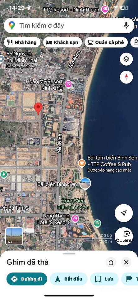 Bán đất thổ cư: Đất biển K2 Phan Rang 80m2, hướng Tây, giá 2 tỷ, bao sổ