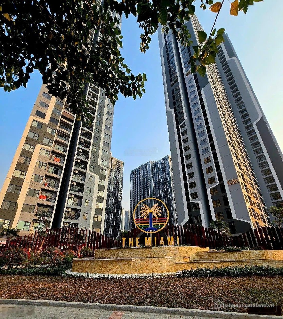 Bán căn hộ chung cư: GS6 The Miami Vin Tây Mỗ 3N 80m2, BC Đông Nam, view bể bơi.