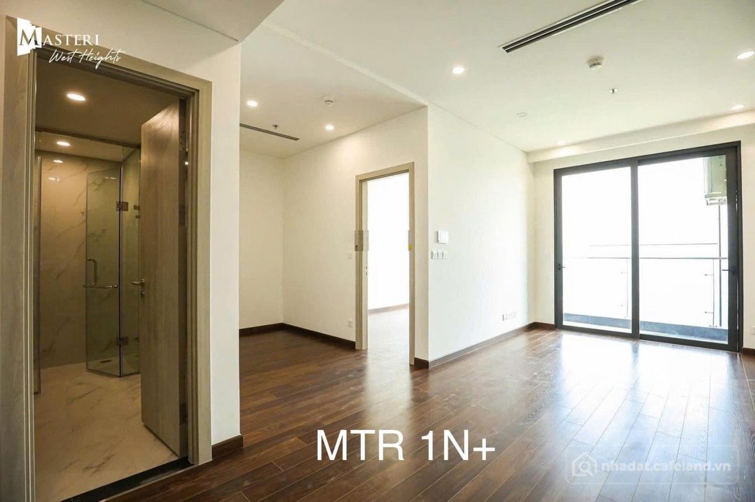 Bán căn hộ chung cư: Độc quyền giá rẻ nhất căn 1 ngủ+1 47m2 toà B, Masteri West 