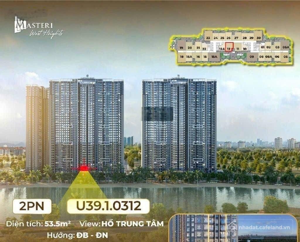 Bán căn hộ chung cư: Bán căn hộ chung cư tại Vinhomes Smart City, tòa Masteri 5 
