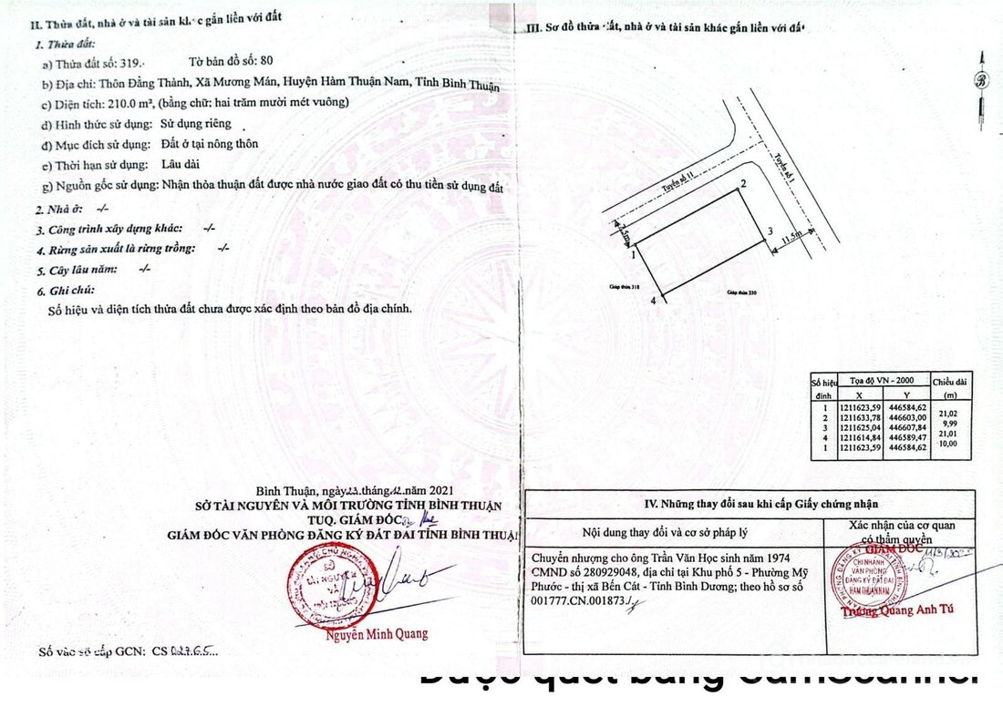 Bán đất thổ cư: Bán đất tại Tái định cư mương mán, 210m thổ cư