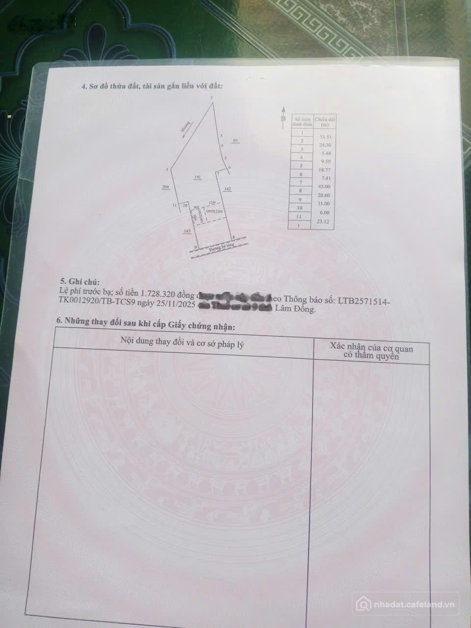 Bán đất thổ cư: Đất mặt tiền đường 18 hồ lân giá 4 tỷ 800 tr
