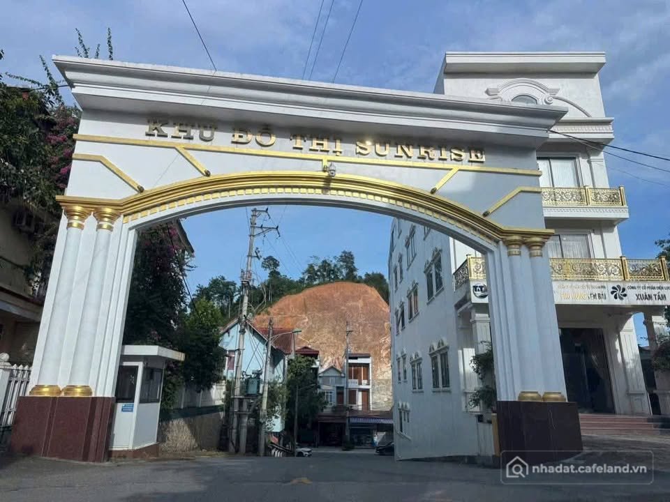 Bán đất thổ cư: Tọa lạc tại khu đô thị Sunrise, Km4, Phường Yên Bái, thành phố Y