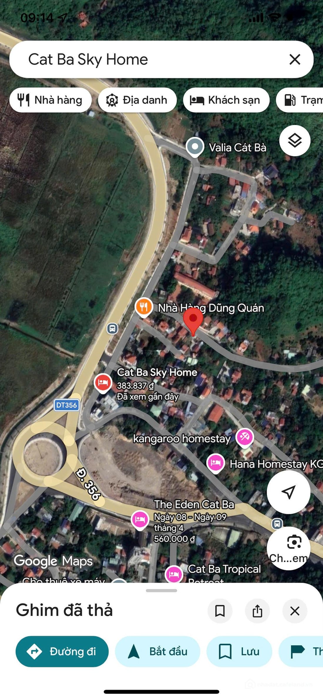 Bán đất thổ cư: Chinh chủ bán đất, Xuân Đám, Cát Bà