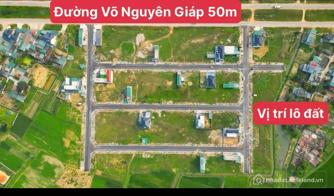Bán đất thổ cư: Đón Sóng Full Làn Giai Đoạn 2 Đại Lộ Võ Nguyên Giáp