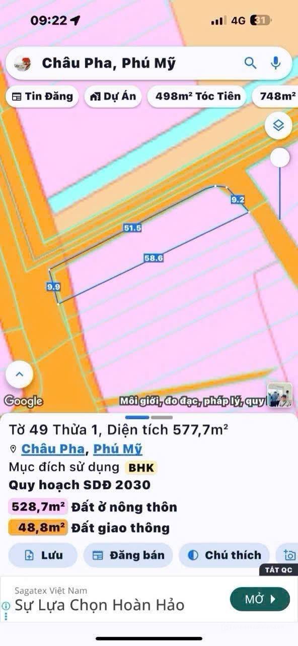 Bán đất thổ cư: Bán nhanh lô đất mặt tiền đường lớn nằm trên trục chính tuyến đư