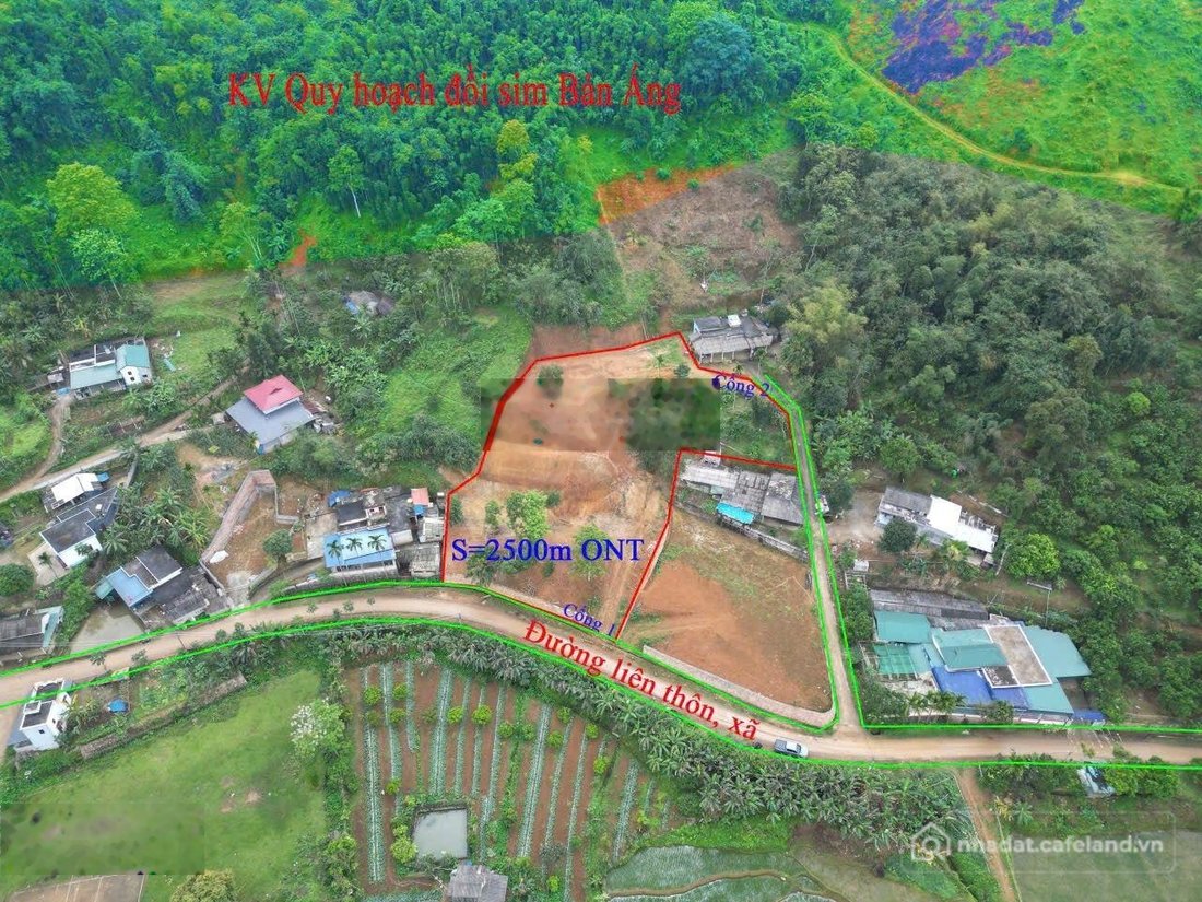 Bán đất thổ cư: Tin vui cho quý anh chị ạ! Đất thổ cư 3310m2 thế tựa núi mặt nhì