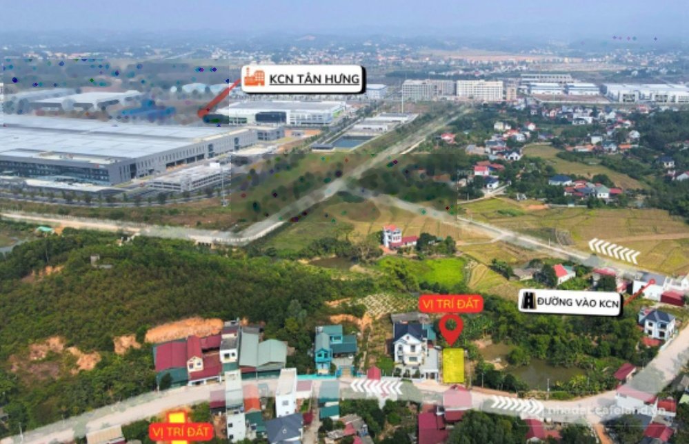Bán đất thổ cư: Sát KCN Tân Hưng - lô liền kề - đường rộng 12m - vị trí cực đẹp