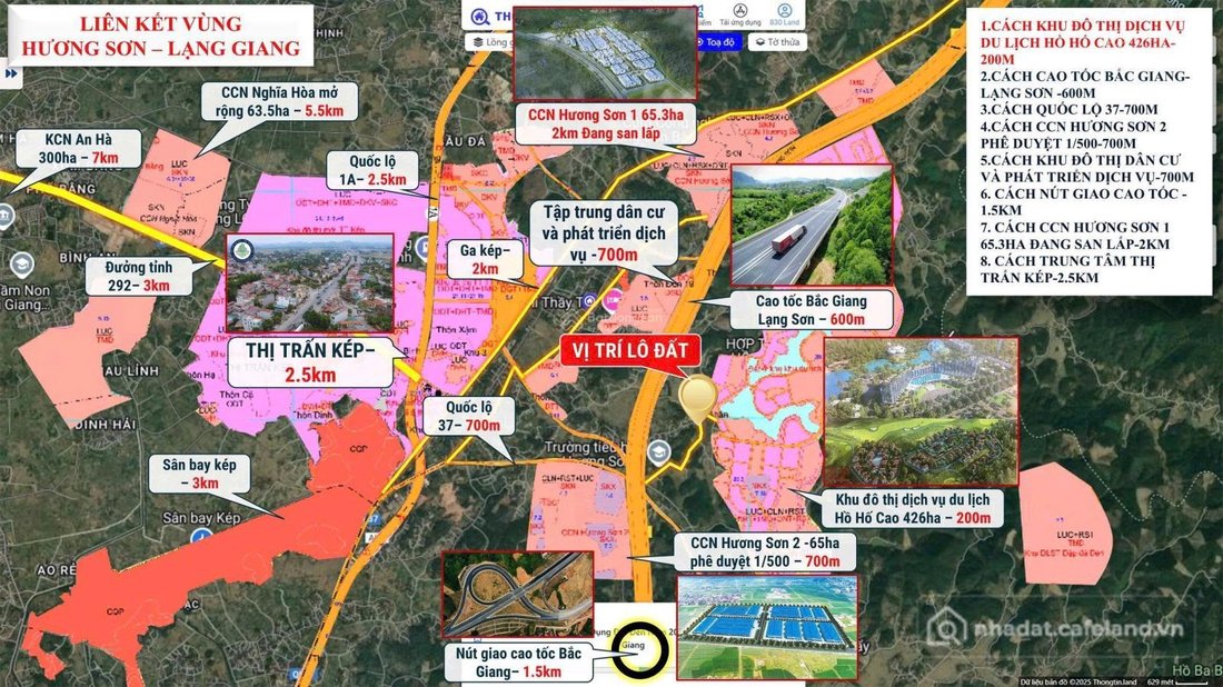 Bán đất thổ cư: Chính chủ bán đất tại Hương Sơn, Lạng Giang. Chỉ từ 4**