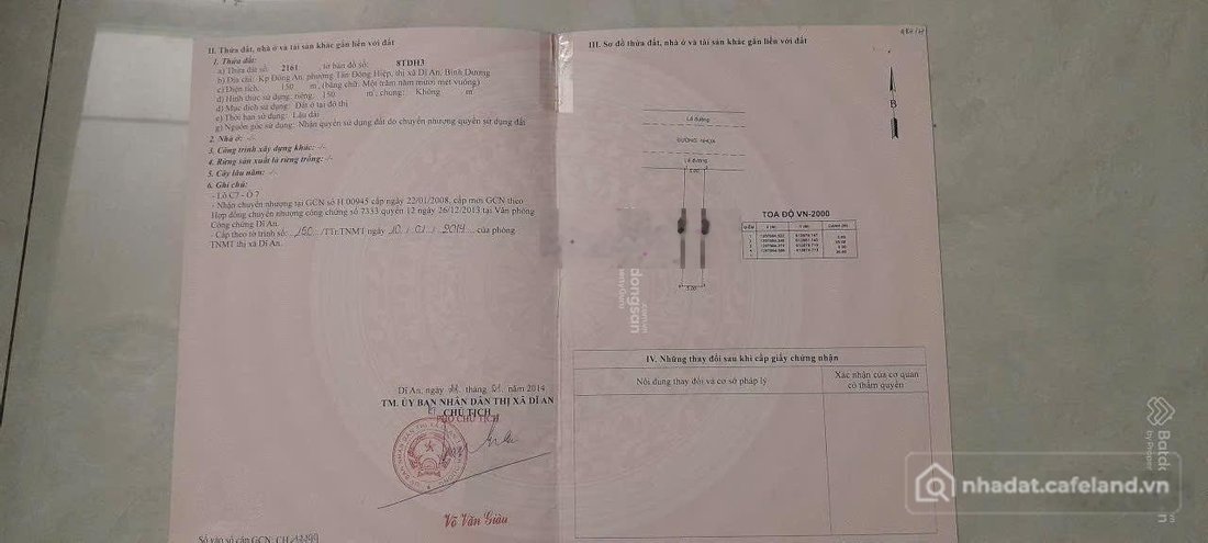Bán đất thổ cư: Chính chủ bán mặt tiền N8 KDC Đông An, trung tâm y tế Dĩ An