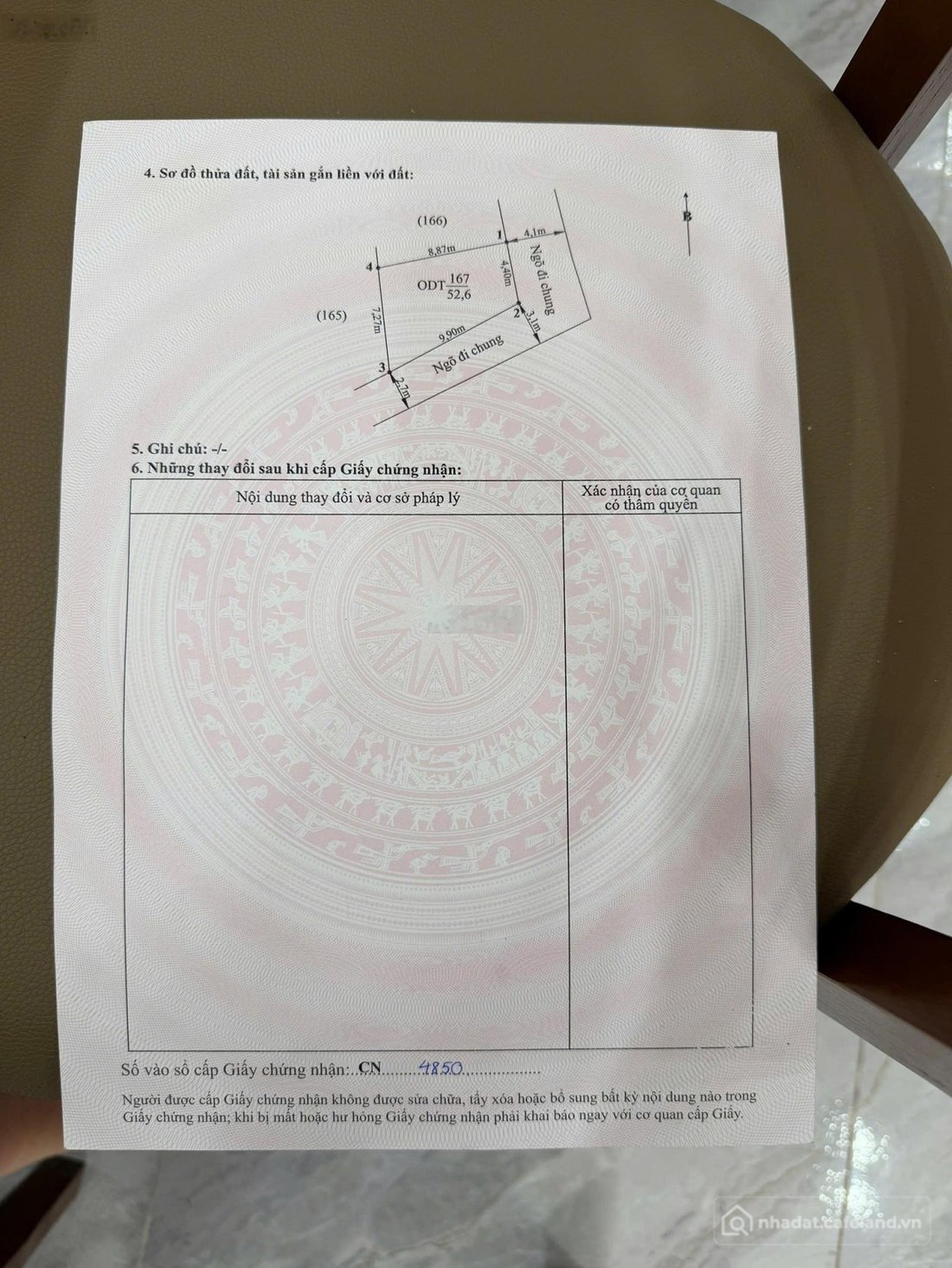 Bán đất thổ cư: Chính chủ 2 lô fo tiểu trà hưng đạo ngõ thông 50m ra tái định cư